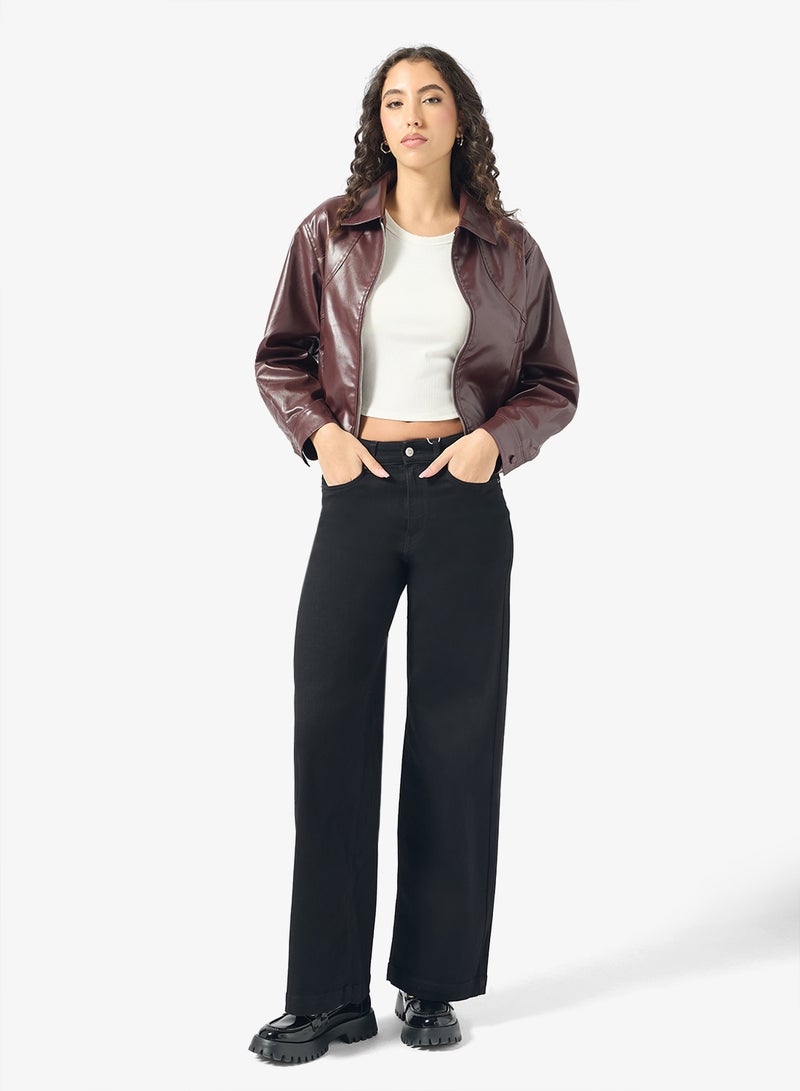 ONLY Wide Leg Jeans Len 32" - Image 5