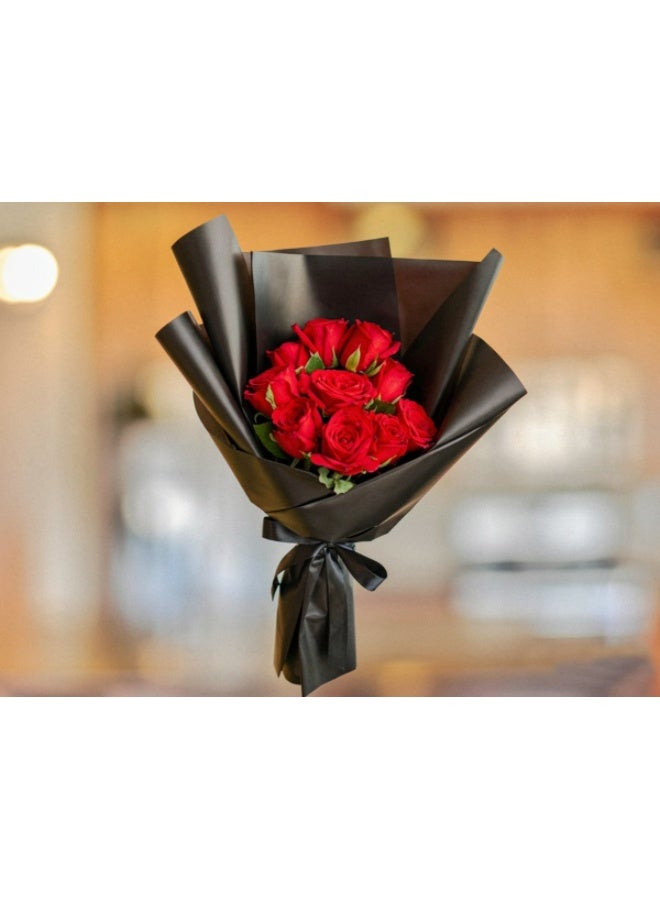 Dramatic Noir Red Rose