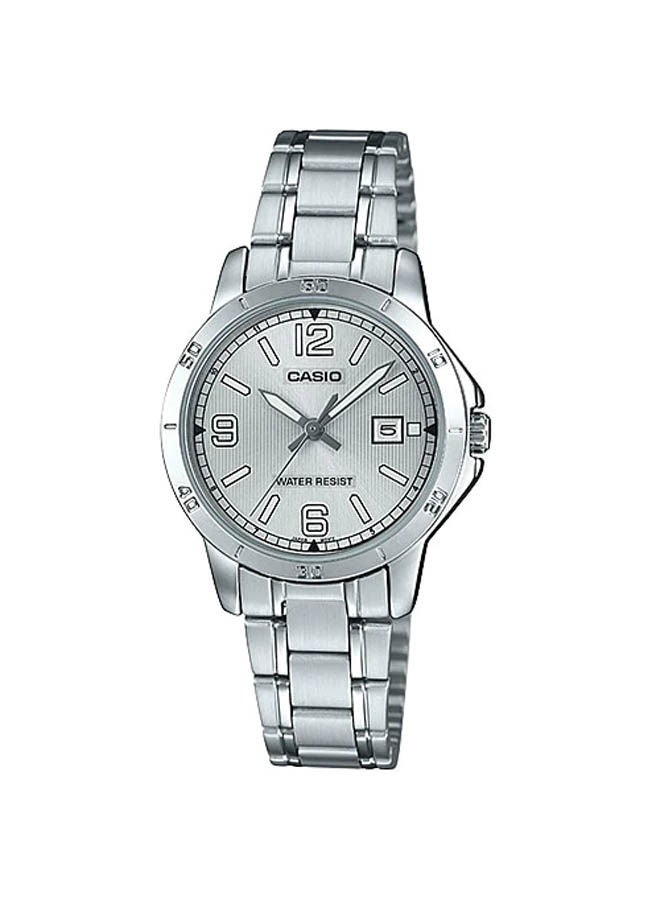 كاسيو ساعة يد من ستانلس ستيل بعقارب MTP-V004D-7B2UDF - Image 1