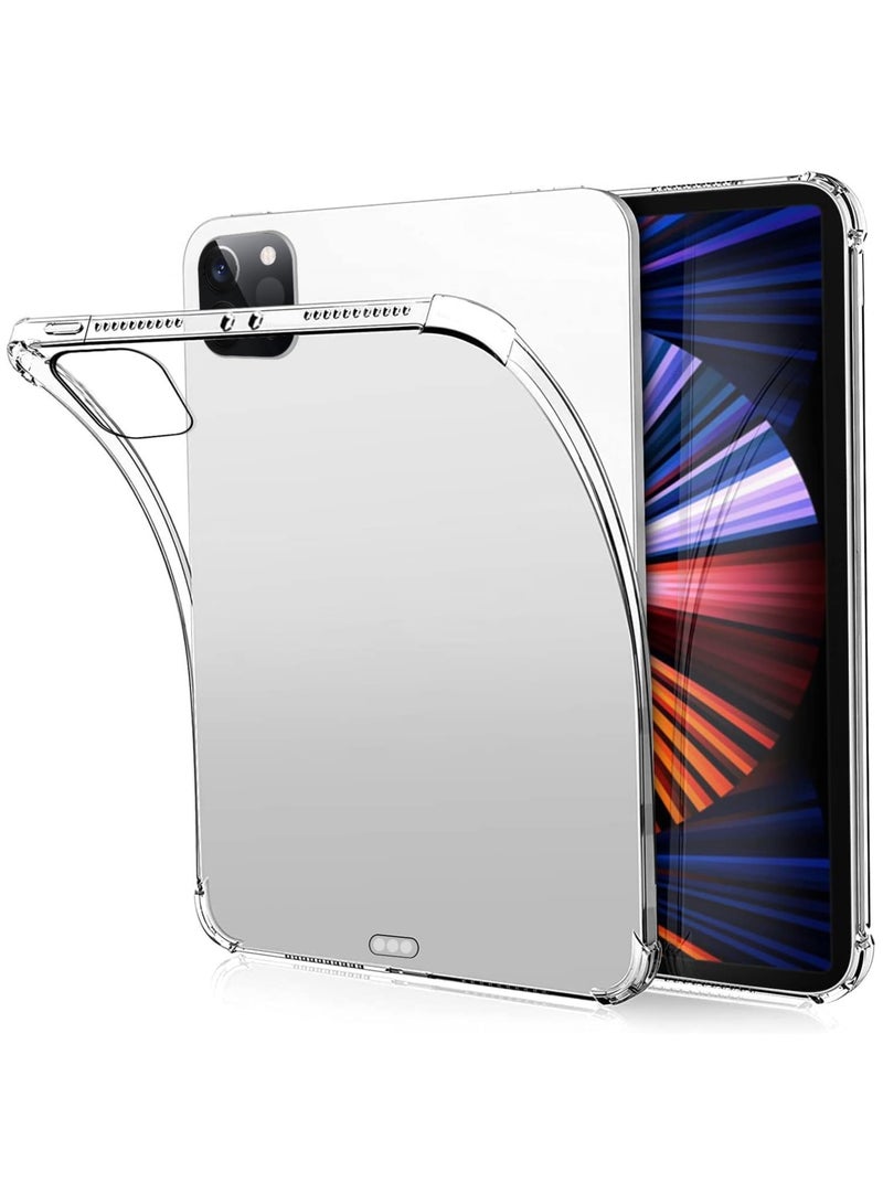 عام واضح حالة متوافق مع باد برو 12.9 بوصة 7 الجيل 2024 ، حالة واضحة لباد برو 12.9 صدمات تبو حالة وقائية - Image 1