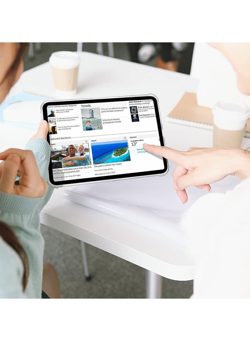 عام واضح حالة متوافق مع باد برو 12.9 بوصة 7 الجيل 2024 ، حالة واضحة لباد برو 12.9 صدمات تبو حالة وقائية - Image 3