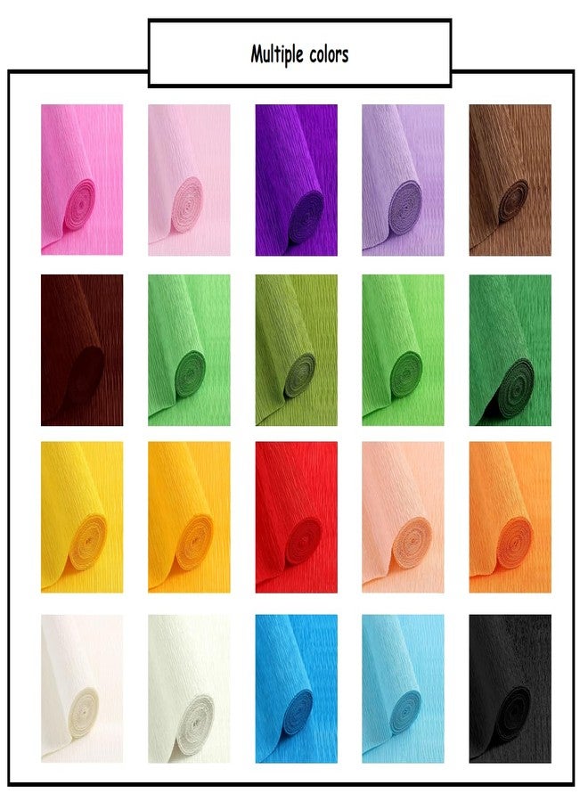 LCREATE LCREATE LCREATE Crepe Paper Roll 8.2ft Long 17 Inch Wide for Wedding Ceremony Various Large Festivals Decoration (Red) - Image 5