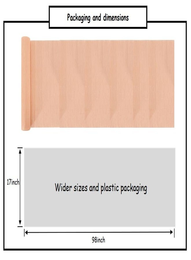 LCREATE LCREATE LCREATE Crepe Paper Roll 8.2ft Long 17 Inch Wide for Wedding Ceremony Various Large Festivals Decoration (Red) - Image 3