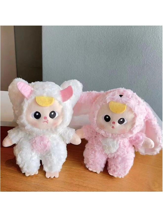 Bao-ao hug series plush blind box figure cute doll trendy toy desktop ornament (single)  - Image 4