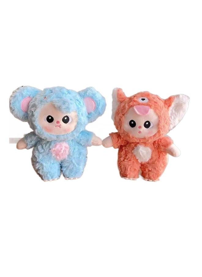Bao-ao hug series plush blind box figure cute doll trendy toy desktop ornament (single)  - Image 5
