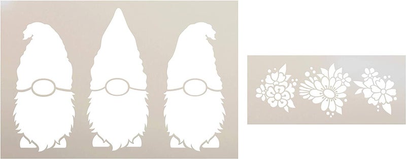 Ivana's Seasonal Gnome Embellishment Stencil Set | 4 Items - Image 2