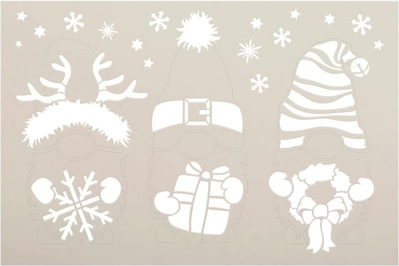 Ivana's Seasonal Gnome Embellishment Stencil Set | 4 Items - Image 4
