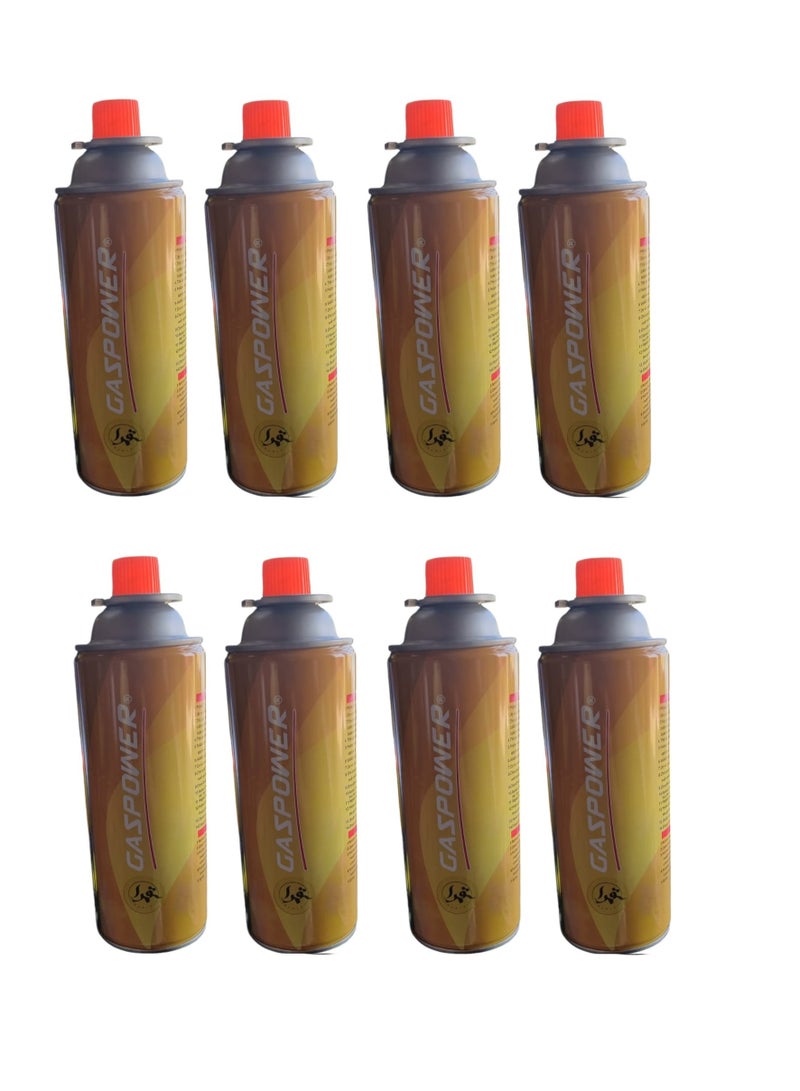 Butane Gas For Camping Stove Pack Of 8 227g