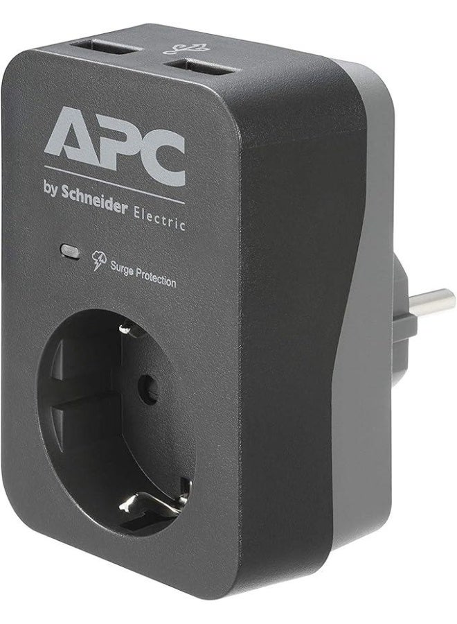 اي بي سي مشترك الماني موديل PME1WU2B-GR  بمخرجين usb بتكنولوجيا منتظم التيار الكهربي و نظام حمايه من الارتفاع المفاجي في التيار الكهربائي  16000 امبير - Image 1