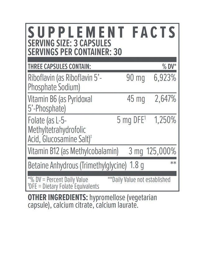 bioTE Nutraceuticals Methyl Factors+ Circulation + Mood (90 Capsules) - Image 5