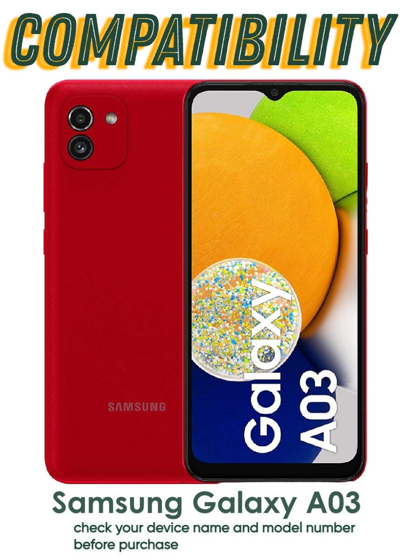 ACLIX Antistatic ESD Dustproof Premium Quality High Definition Tempered Glass Screen Protector Designed For Samsung Galaxy A03 - Image 3