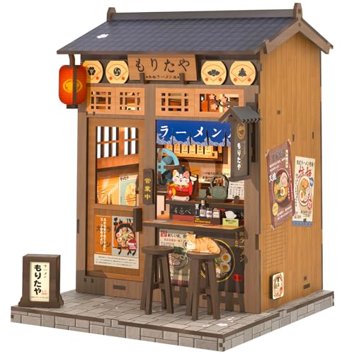 CUTEBEE Book Nook Kit DIY Miniature House Dollhouse Kit for Adults and Teens Booknook Tiny Japanese House Bookshelf Decor 3D Wooden Puzzle Gifts for Family Friends MoritaYa - Image 1