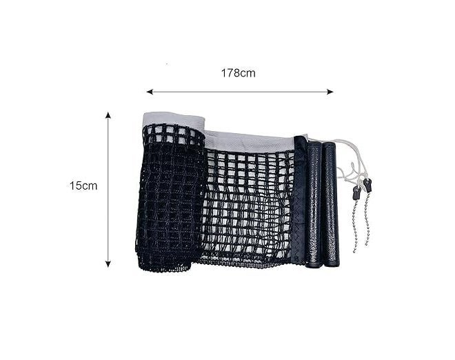 STAG Iconic Expert Table Tennis (T.T) Cotton Net Only| Quick Easy Setup, Cotton Mesh Net| Indoor & Outdoor Compatible on Standard Size Table| Expert Series Ping Pong Table Net Only - Image 3