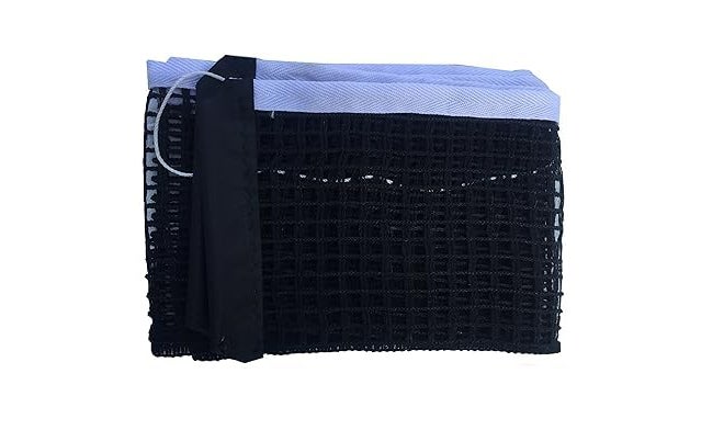STAG Iconic Expert Table Tennis (T.T) Cotton Net Only| Quick Easy Setup, Cotton Mesh Net| Indoor & Outdoor Compatible on Standard Size Table| Expert Series Ping Pong Table Net Only - Image 1