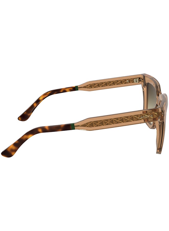 LACOSTE FULL RIM INJECTED LACOSTE SUNS L6063S 5518 (204) TRANSPARENT BRICK - Image 5