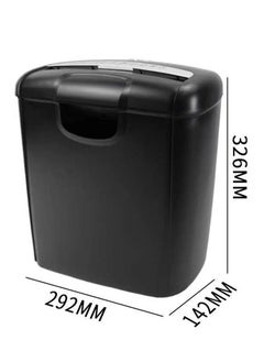 Document Shredder Strip Cut, Paper Shredder 6 Sheets ,P-2 Security Level , 3-Mode Design Shred for Home Office , Durable and Fast , With Overheating Protection Portable Handle and 10L Waste Container - pzsku/Z76ED87B77339467B311CZ/45/_/1701080599/ff94593e-ac9d-41b2-8174-0bda0796d98a