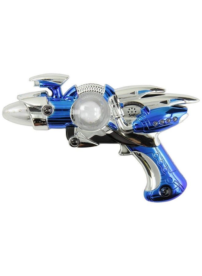Rhode Island Novelty Ir Super Spinning Laser Space Blaster With Led Light & Sound (Colors May Vary) - Image 2