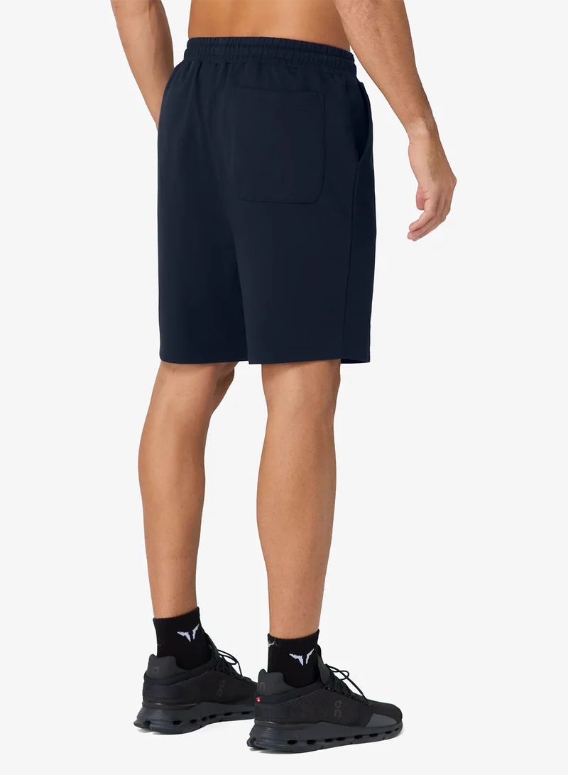 Squatwolf Navy 7" Relaxed Sweat Shorts for Men | Best Price UAE