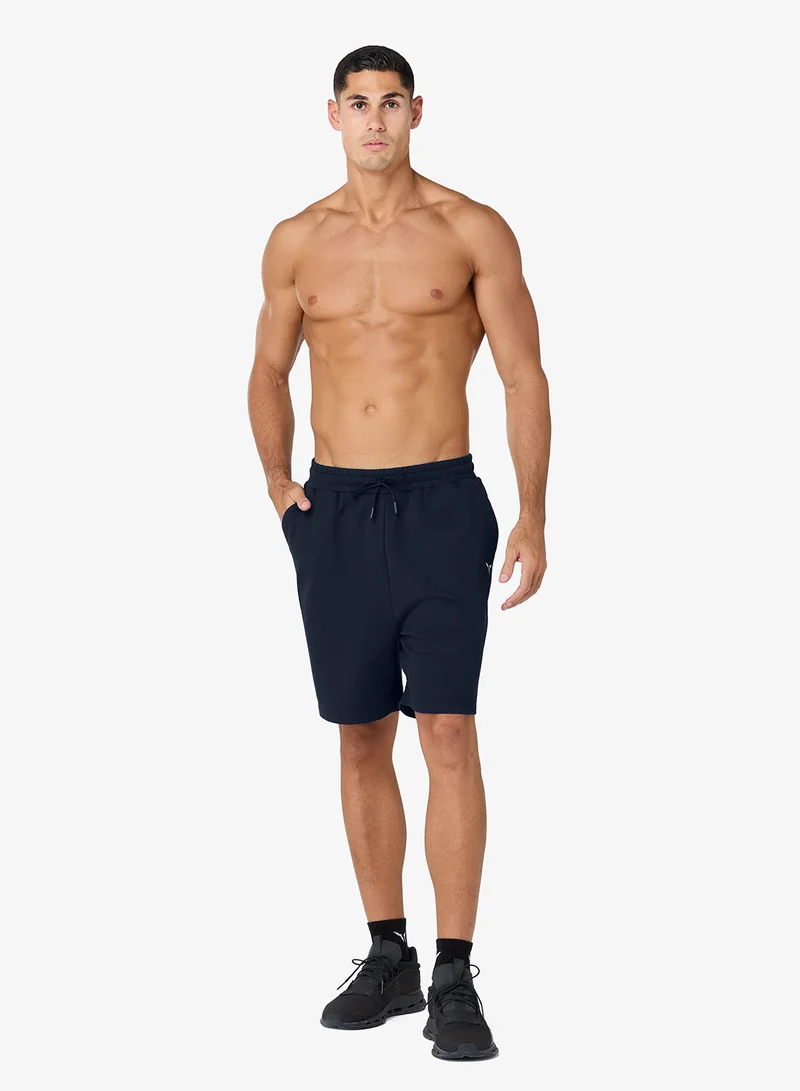 Squatwolf Navy 7" Relaxed Sweat Shorts for Men | Best Price UAE
