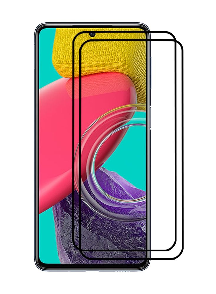 CATANES 2 Pack For Samsung Galaxy M53 Screen Protector Tempered Glass Full Glue Back - Image 2