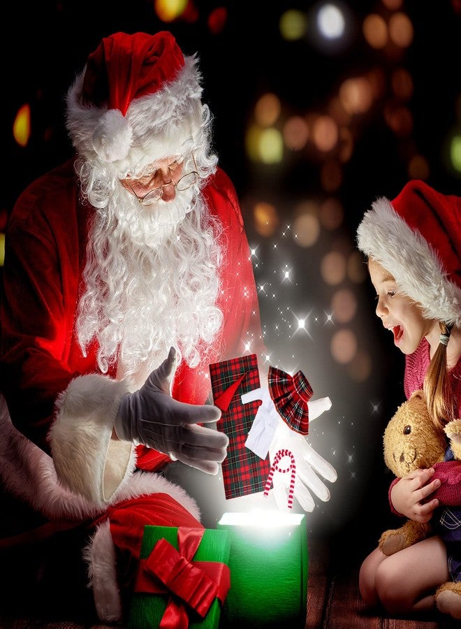 Zhanmai 8 Pcs Christmas Clothes Outfits Accessories Include Mini Doll Sleeping Bag Bathrobe Skirt Glasses Boots Red and White Striped Scarf for Christmas Stocking Stuffers Decorations - Image 4