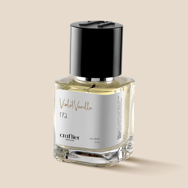 Craftier Perfume VIOLET VANILLA - Inspired of-LAYTON, Eau De Parfum for Men & Women - 50ml, Long Lasting Floral Fragrance Upto 36 Hrs, Travel Size Unisex Perfume - Image 1