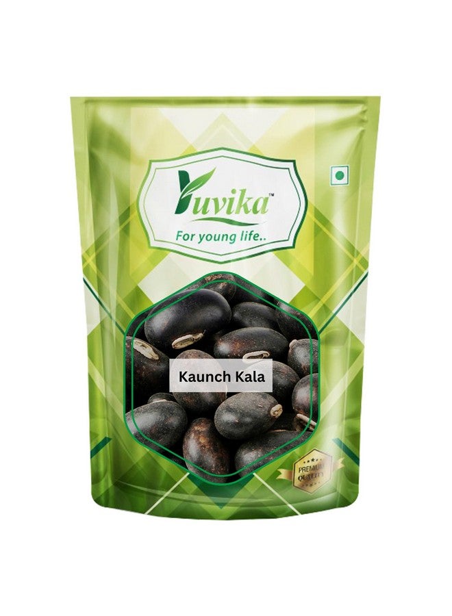 YUVIKA Beej Kaunch Kala - Mucuna Pruriens - Black Kaunch Seeds | Cowhage (400 Grams) - Image 1