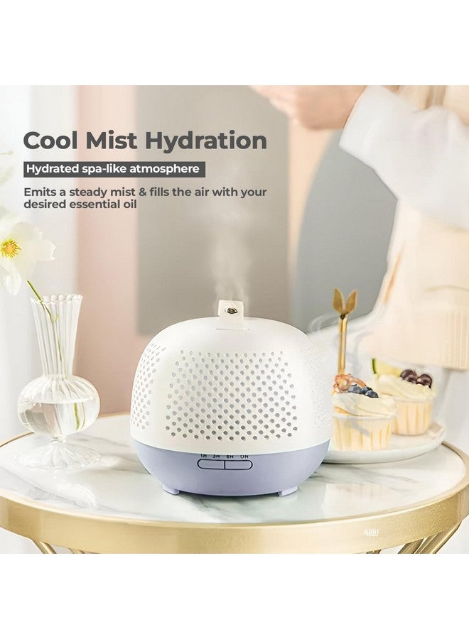 Allin Exporters Allin Exporters 400ml Aromatherapy Diffuser with 7 Color Changing LED Lights 4 in 1 Ultrasonic Humidifier Essential Oil Cool Mist Aroma Timer for Home Baby Bedroom Office (1Pc, Multicolour)  - Image 2