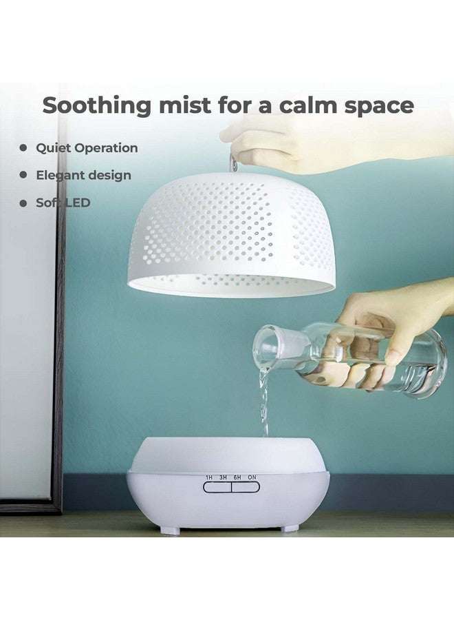 Allin Exporters Allin Exporters 400ml Aromatherapy Diffuser with 7 Color Changing LED Lights 4 in 1 Ultrasonic Humidifier Essential Oil Cool Mist Aroma Timer for Home Baby Bedroom Office (1Pc, Multicolour)  - Image 5