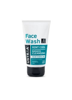 Ustraa Face Wash For Dry Skin Mint Cool 100G  - Image 1