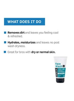 Ustraa Face Wash For Dry Skin Mint Cool 100G  - Image 3