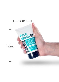 Ustraa Face Wash For Dry Skin Mint Cool 100G  - Image 5