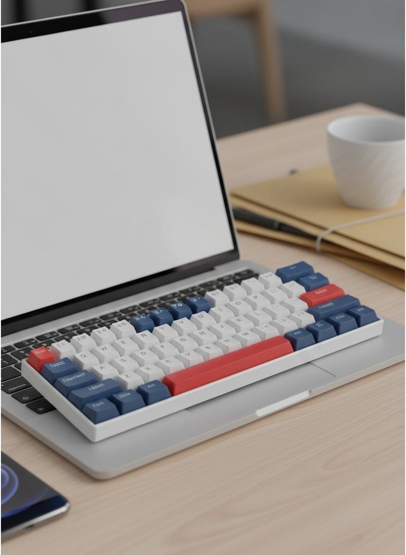 تي- وولف لوحة المفاتيح الميكانيكية لوحة المفاتيح الأزرق المفتاح لوحة المفاتيح RGB لوحة المفاتيح الصغيرة نوع C مفتاح كابل الفصل المفتاح الكامل لوحة المفاتيح الألعاب السلكية القابلة للتبادل الساخنة ، مناسبة للاعبين الرياضيين الكمبيوتر الشخصي / ماك ، لوحة المفاتيح للألعاب المحمولة للسفر التجاري - Image 5