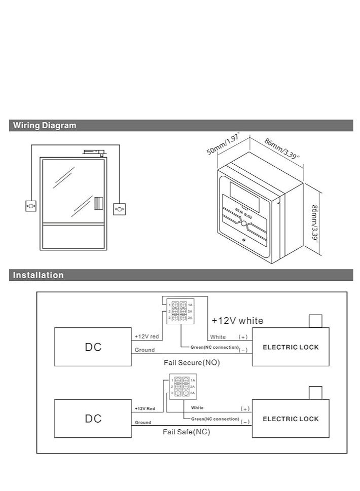 igeekwell Resettable Break Glass Fire Emergency Exit Release Button For Exit Door - Image 5