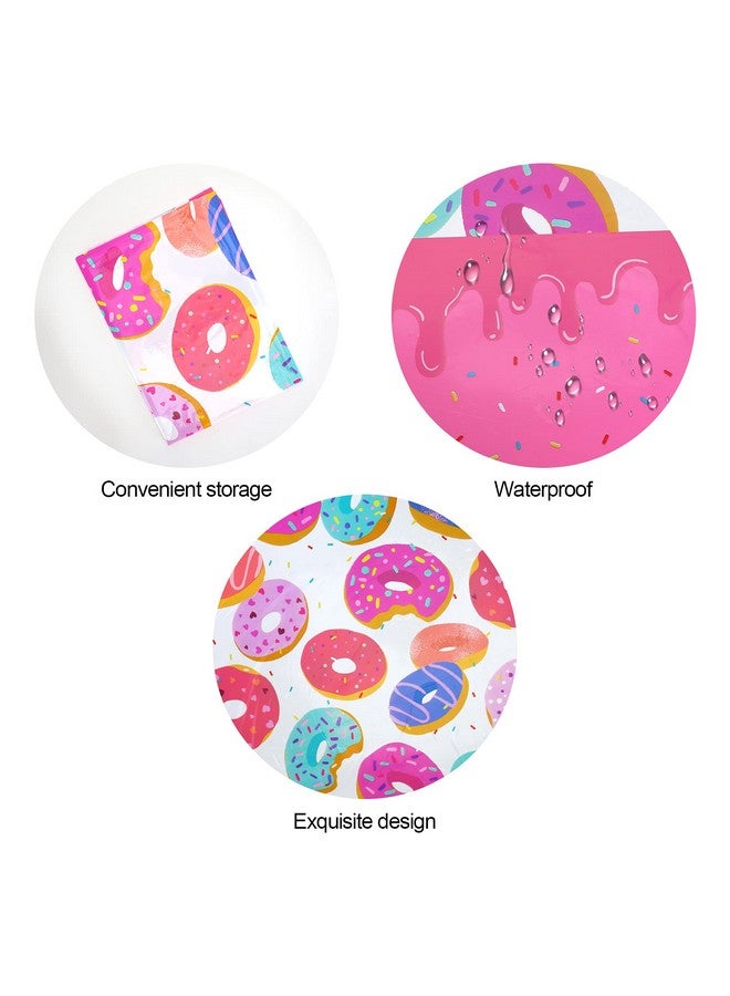 Phogary 3 Pack Donut Theme Tablecovers Disposable Tablecloth Dessert Time Party Supplies Ideal For Girl Birthday Parties Baby Showers Donut Parties - Image 5