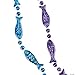 Fun Express Fish Bead Necklaces Bulk Set of 48 Mardi Gras Beads Necklaces for Parade Throws Party Favors Carnival Decorations Mardi Gras Accessories for Kids Premium Party Supplies - Image 4