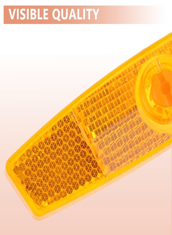 TARINI 4 Pcs Gold Fish-Shaped Bike Spoke Reflectors, Bicycle Wheel Safety Reflectors for Night Cycling, Universal for Mountain, Front Rear Handlebar Seatpost Mount Reflectors - Image 5
