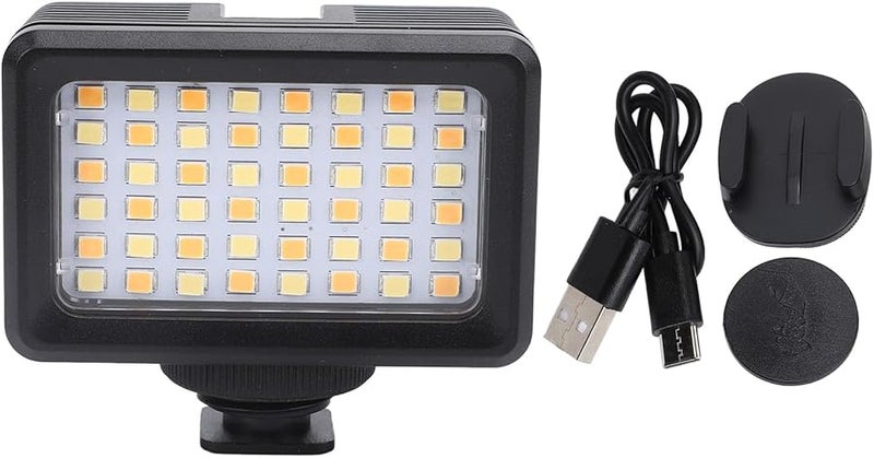 Portable Dive LED Video Light 40m 2700K to 5600K Adjustable Color Temperature High Power LED - Image 2