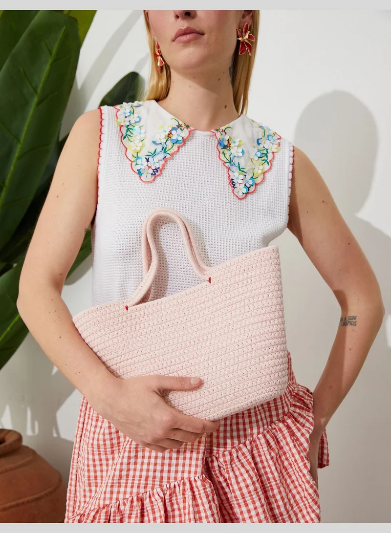 KOTON Knitted Beach Bag with A Handle