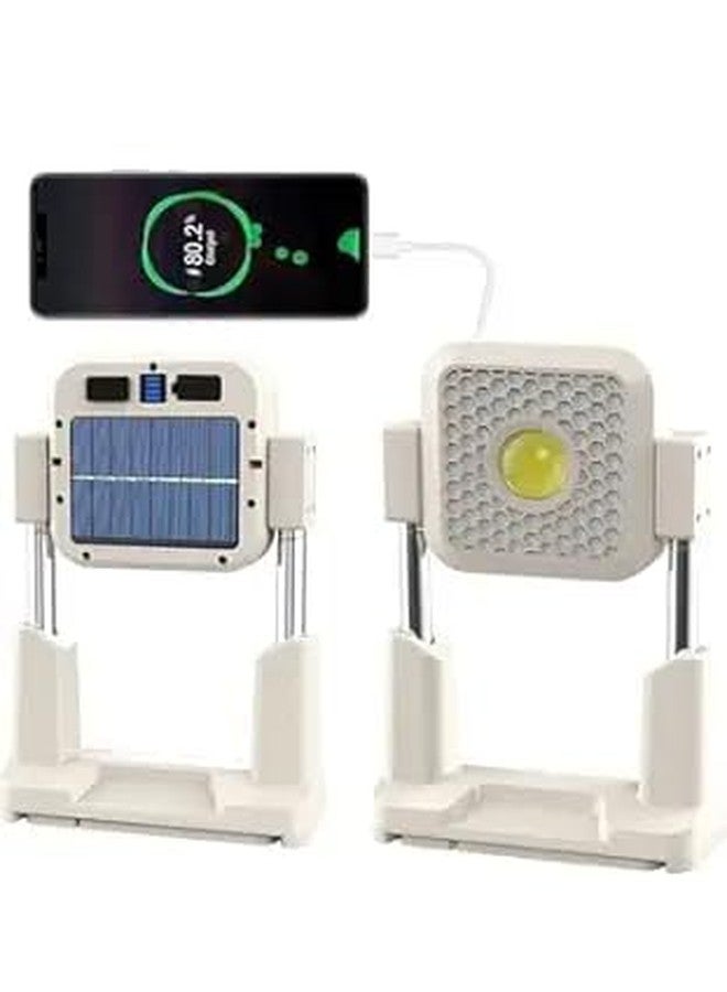 RELEMTRA Multifunctional Work Light Solar Parking Lot Lights Mobile Charging, Yard Solar Work lamp Camping Light with Stand Waterproof Outdoor Working Light for Emergency, Camping Professional - Image 1