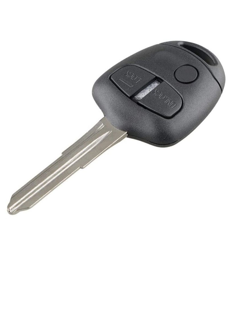 althiqahkey 3 Buttons Remote Key Shell Case  with Uncut Blade for Mitsubishi Lancer EVO Outlander Colt Mirage Replacement Protection Cover - Image 3