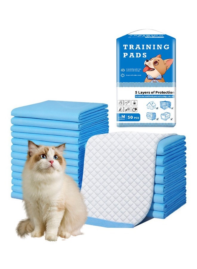 Occuwzz - Puppy Pads Pee Pads For Dogs Ultra Absorbent Potty Pads For Dogs Training Pads For Dogs(M 45*60/50 pieces) - Image 1