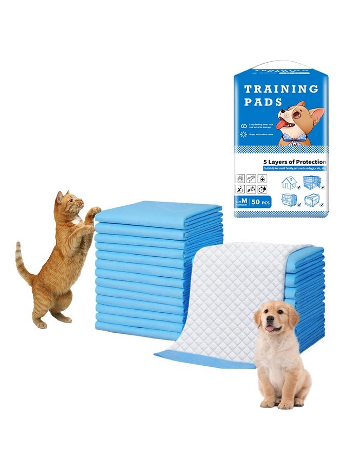 Occuwzz - Puppy Pads Pee Pads For Dogs Ultra Absorbent Potty Pads For Dogs Training Pads For Dogs(M 45*60/50 pieces) - Image 1