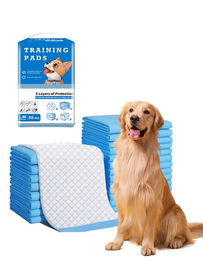 Occuwzz - Puppy Pads Pee Pads For Dogs Ultra Absorbent Potty Pads For Dogs Training Pads For Dogs(M 45*60/50 pieces) - Image 1