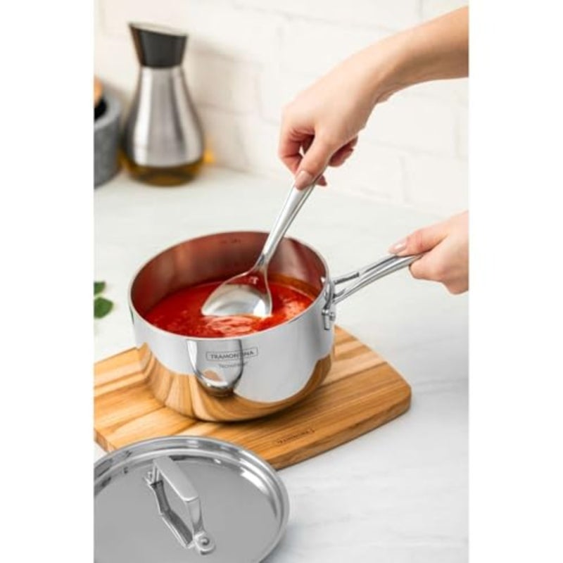Grano 16 cm 1.7L Stainless Steel Saucepan with Tri-ply Body - Image 4