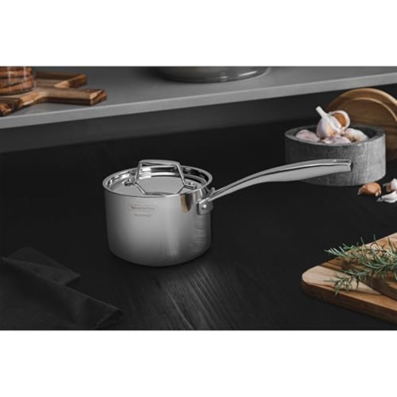 Grano 16 cm 1.7L Stainless Steel Saucepan with Tri-ply Body - Image 3
