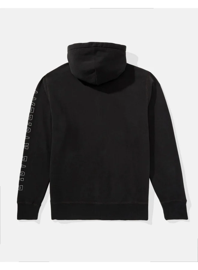 American Eagle AE Super Soft Icon Graphic Zip-up Hoodie