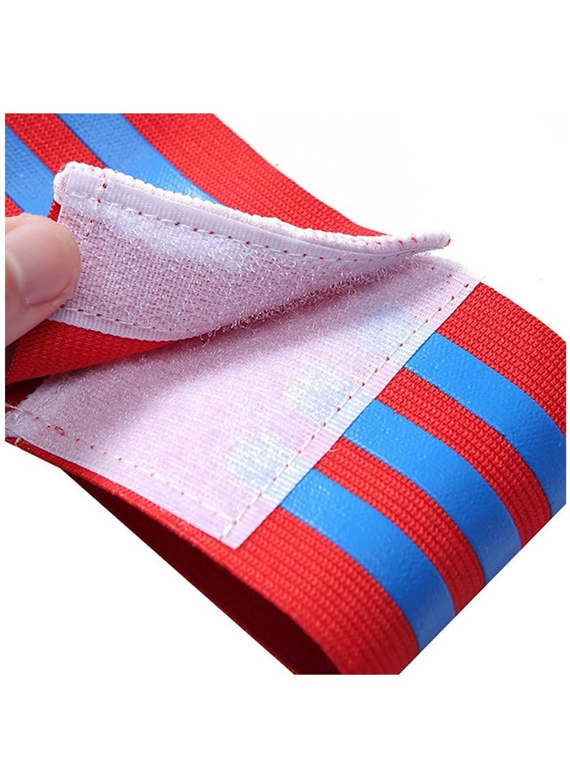 KASTWAVE 3 Pcs Captain's Armband Football Leader Armband Adjustable Size Elastic Player's Captain Armband for Football Hockey Rugby Netball - Image 4