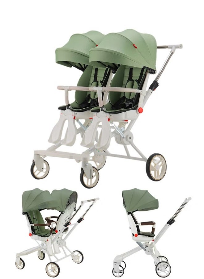 Cady One - Baby & Toddler Double Stroller, Swivel Seat, Sturdy and Easy Fold Design, Double Stroller with Footboard and Sun Canopy - Image 1