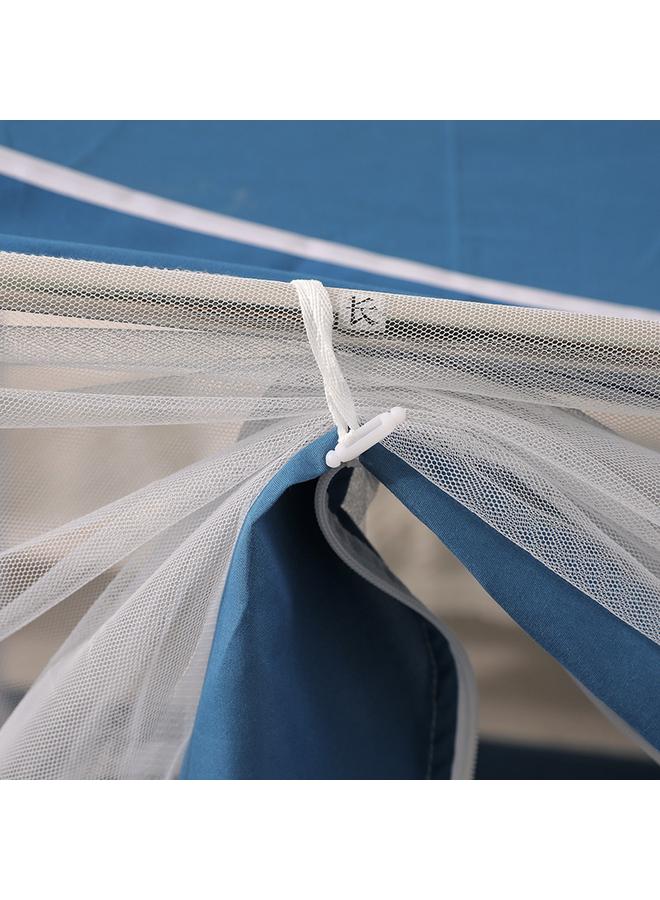 Bluejw Four Seasons Student Dormitory Three-door Mosquito Net Upper And Lower Floor Dust-proof Bed Curtain Integrated Anti-mosquito Shading Mosquito Net Manufacturers - Image 5